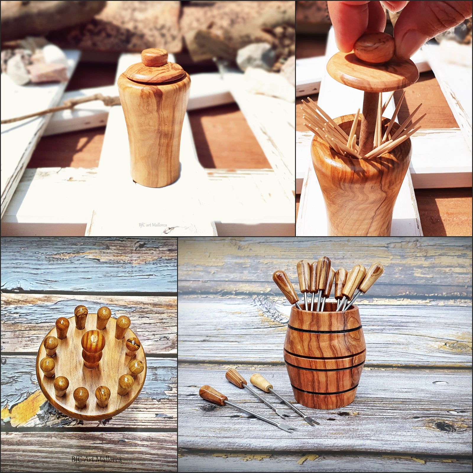 Wooden Toothpick Holder - Wooden Concepts