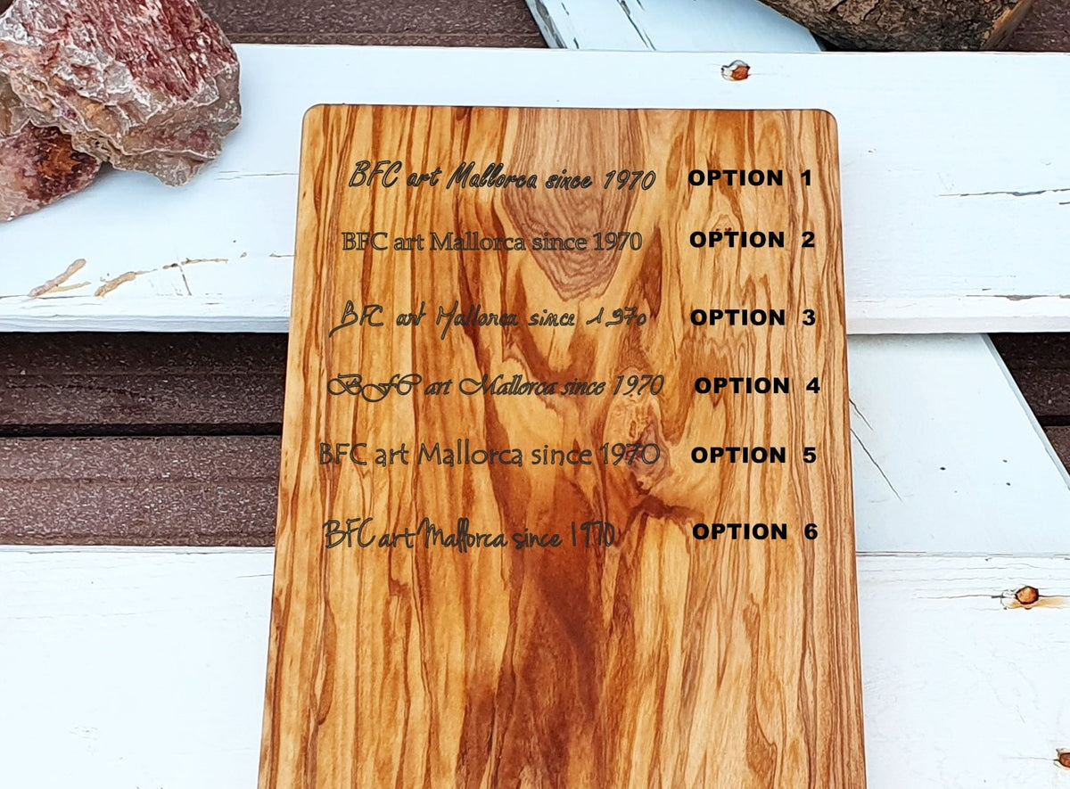 Handmade Olive Wood Kitchen Knife – Personalized Stainless Steel Blade