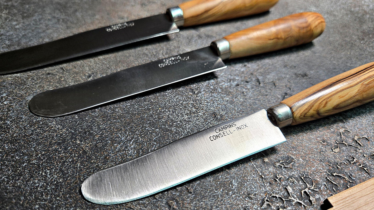 Olive Knife Set with Gift Box