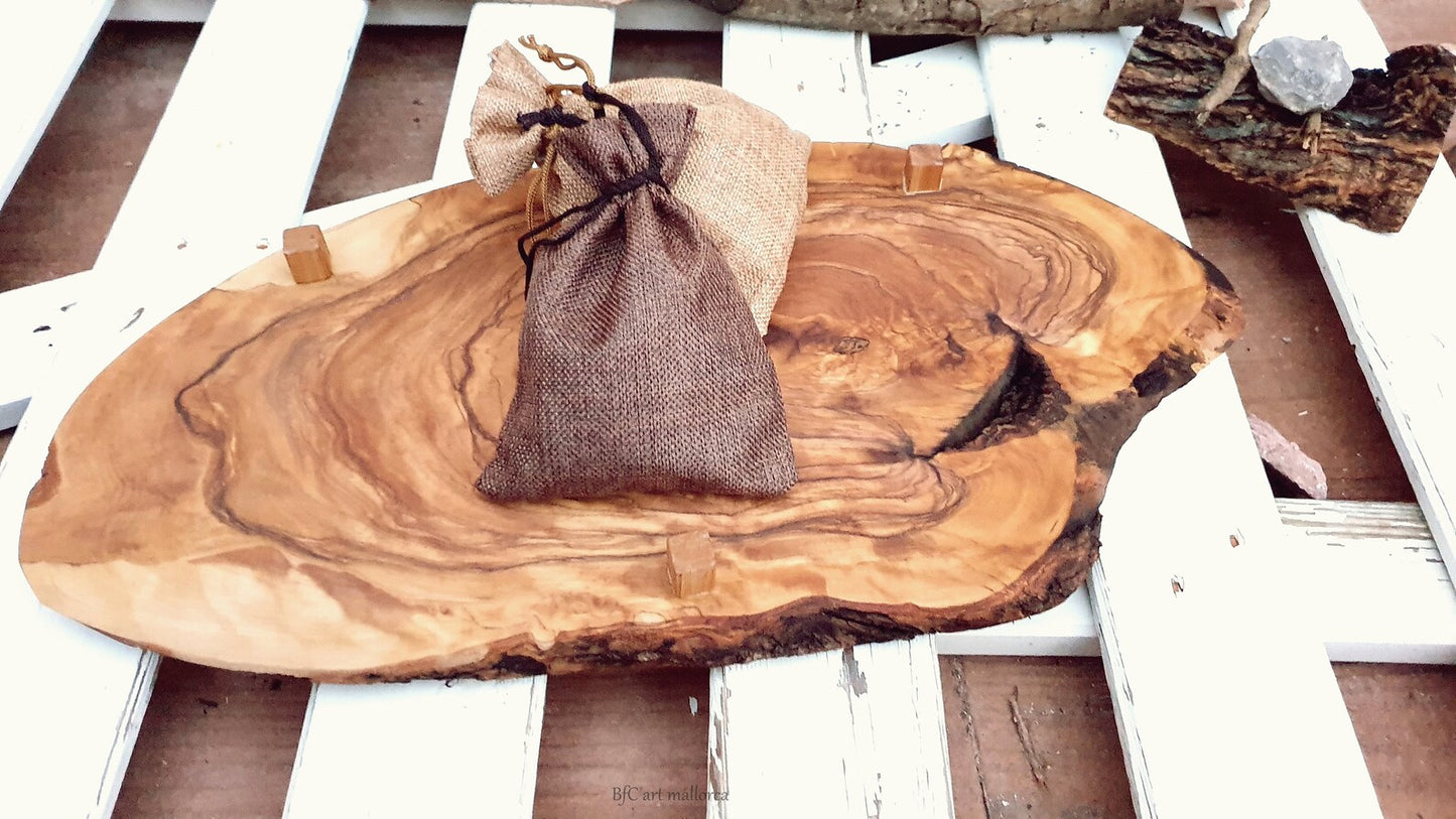 Customizable rustic chess board with chess set and checkers pieces, Handmade from olive wood.