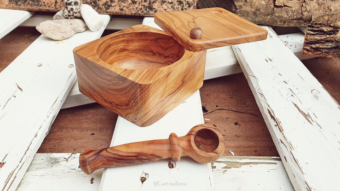 Square Salt Shaker, Square Wooden Salt Shaker, Sugar Bowl, Spice Jar, Salt Spoon, Housewarming Gift, Salt Shaker Lid, Sugar Jar, Mom Gift