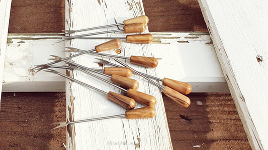 Metal Skewers, Metal Skewers, Appetizer Skewers, Vintage Skewers, Cocktail Skewers, Wooden Cocktail Skewers, Cheese Skewers, Sandwich Skewer