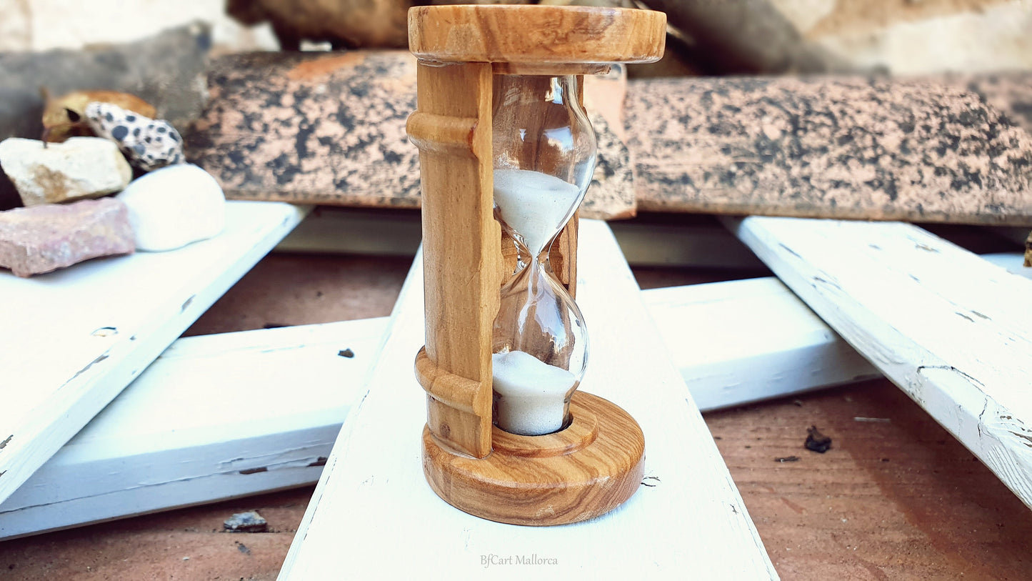 Sand clock, Vintage wooden hourglass, Desk clock, Vintage sand timer, Vintage sandglass timer, Sand timer, Vintage home decoration, Gift
