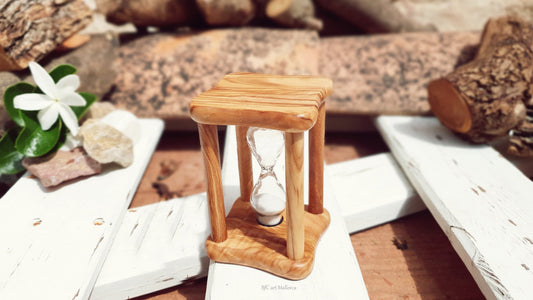 Vintage Sand Timer 3min, Vintage Wood Hourglass, Sand Clock, Desk Clock, Vintage Sandglass Timer, Sand Timer, Vintage Home Decoration, Gift