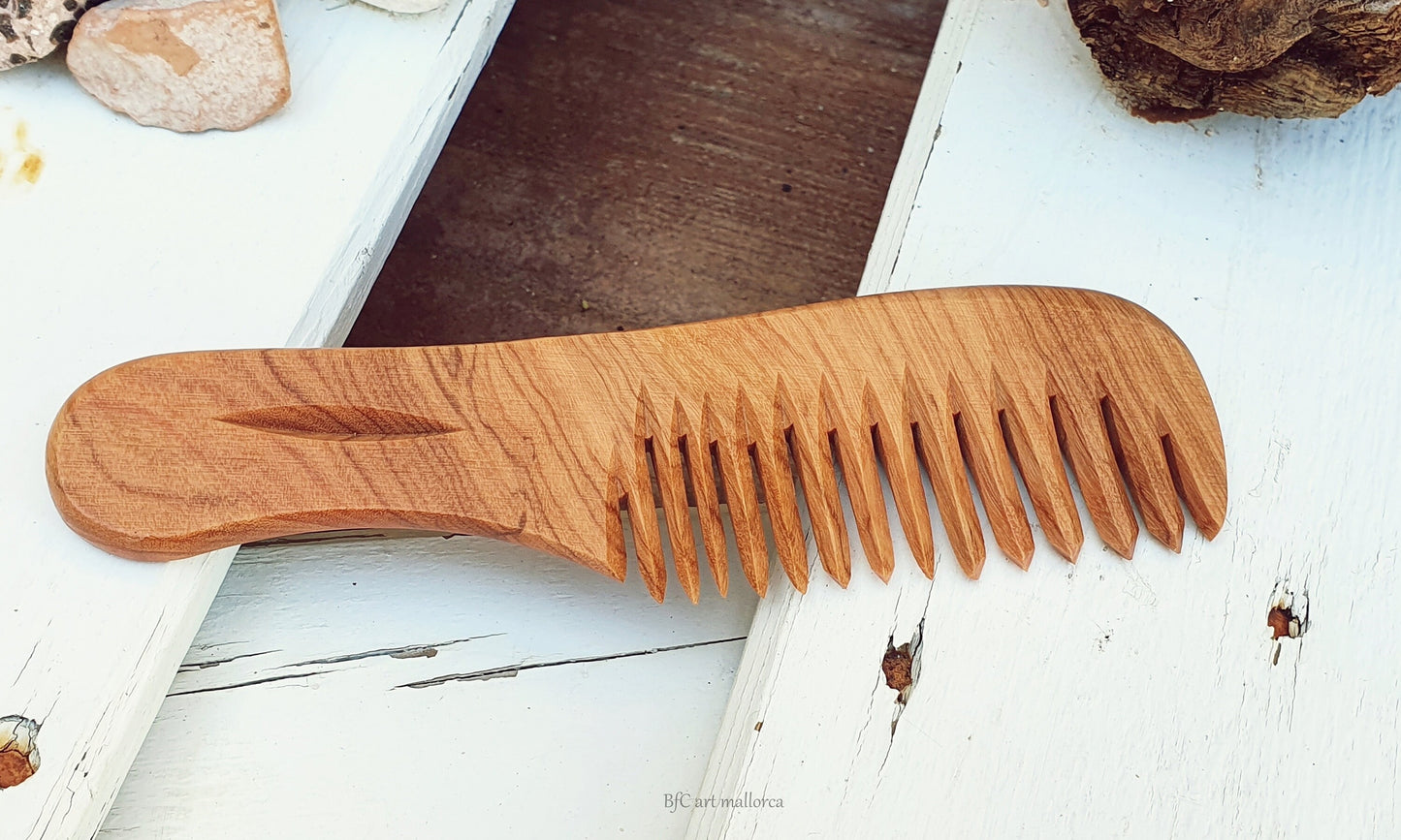 Hair Care Comb, Beard Comb, Wide Tooth Comb, Wood Comb beater weavin