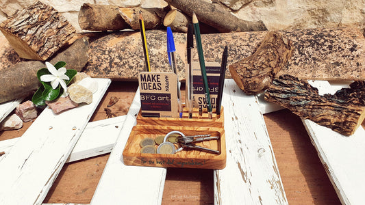 Custom Docking Station and Home Office, Father's Day Gift Idea, Personalized Organizer Gift set