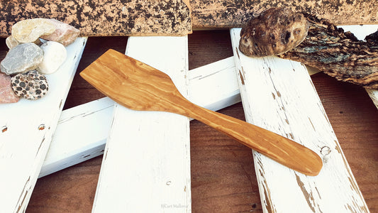 Wooden Spatula, Cooking Spoon Utensil, Fish Spatula, Olive Wood Serving Tool, Stir Fry Spatula, Kitchen Spatula, Tart Spatula, Cakes Spatula
