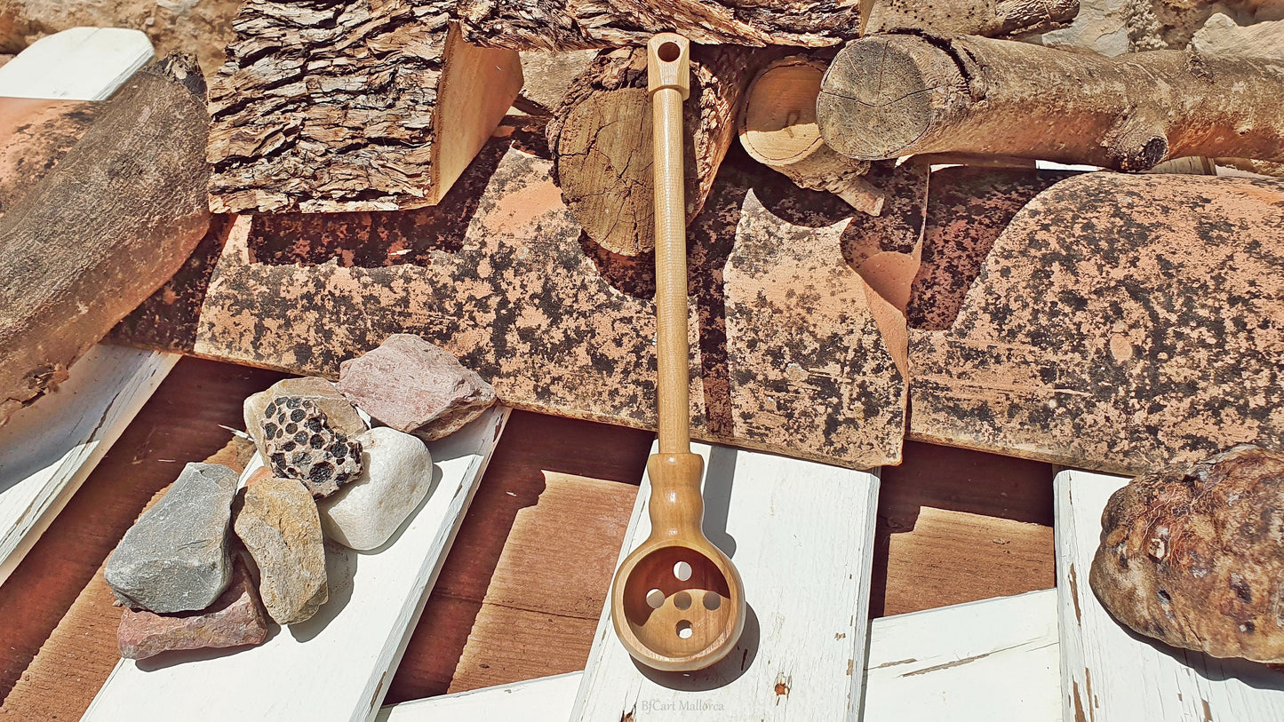 Wooden Spoon, Olives Spoon, Serving Spoon Olives, Wooden utensil, Spoon With Holes, Olive Wood Spoon, Pasta , Gift For Men, Wedding gift