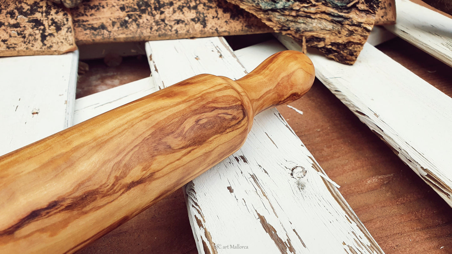 Kitchen Rolling Pin, Eco-friendly Pasta Roller, Olive Wood Rolling Pin, Cookie Roller, Extra Quality Rolling Pin, Rolling Pin Pastry Chef