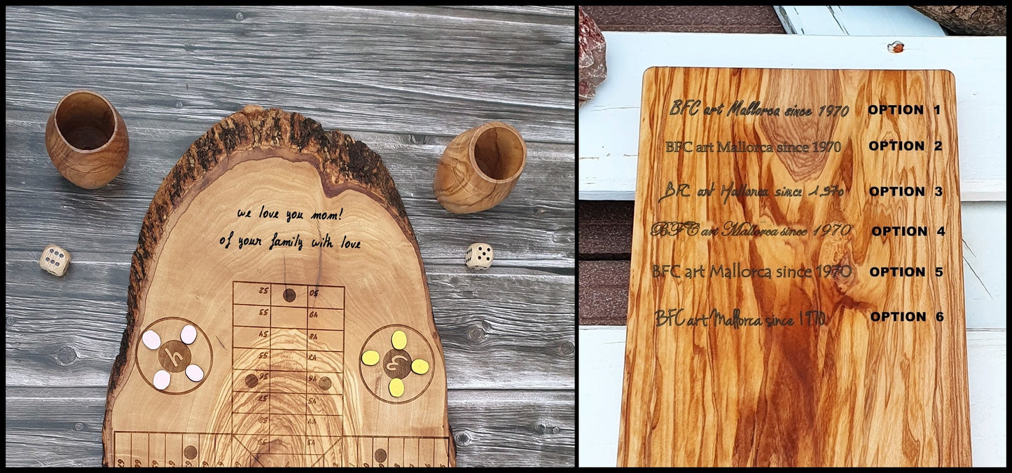 Custom Parcheesi board game, Aggravation board game Ludo on Full Rustic Olive Wood Board Parcheesi Vintage, Ludo Game Gift, Table Game