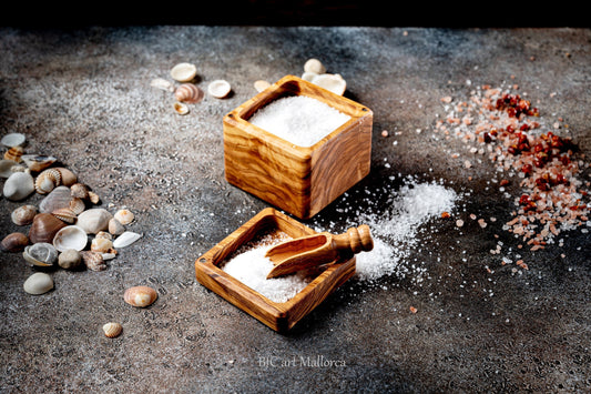 Salt Cellar Customizable with Magnetic lid and with Spoon Salt, Olive Wood Salt Cellar box With Lid, Custom Salt Pig Container Vintage wood