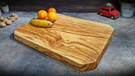 Large Cutting Boards Handmade Olive Wood, Charcuterie Board Wooden Large