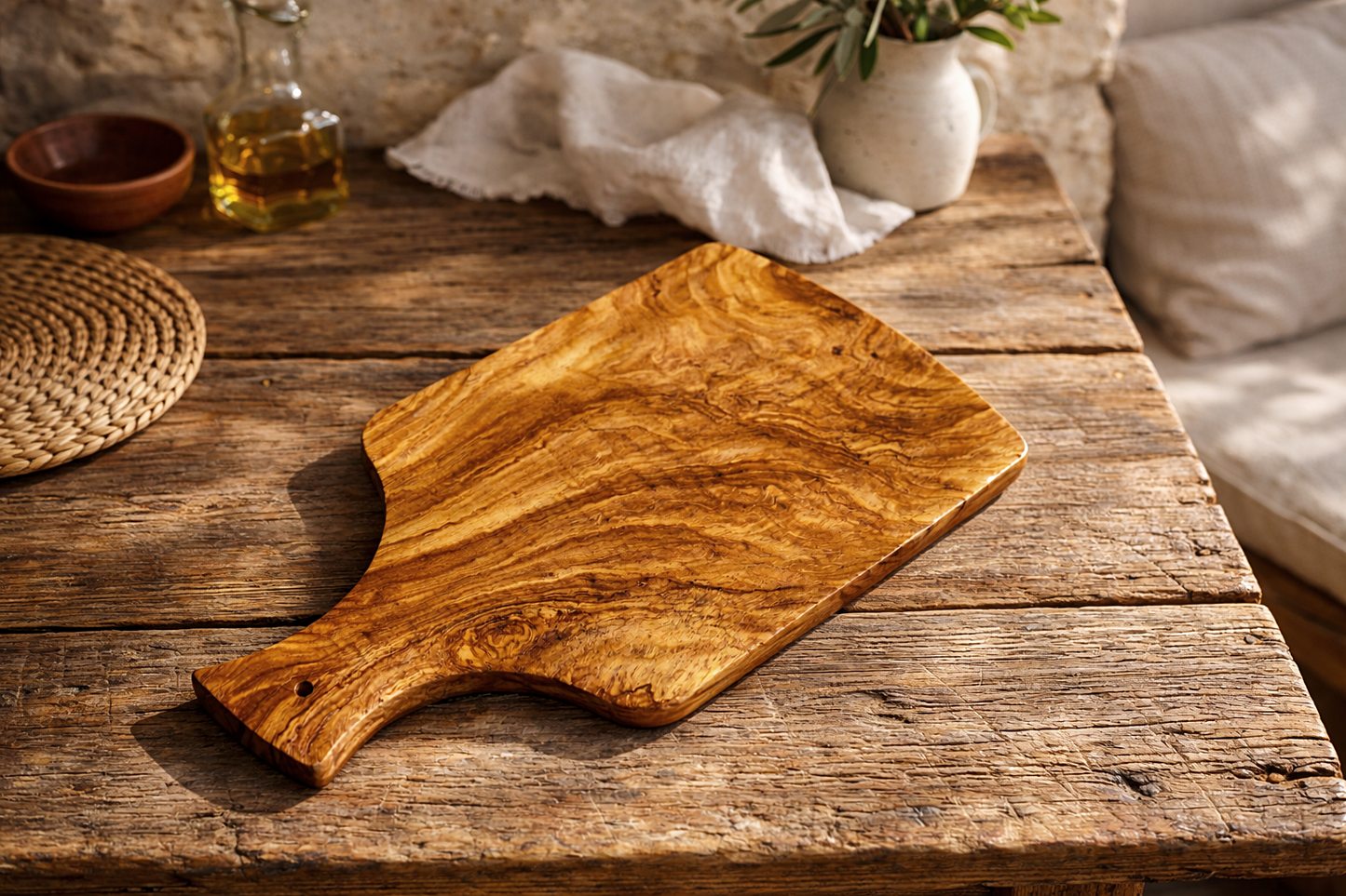 Cutting Board With Handle Olive Wood, Charcuterie Board, Cheese Tray wood, Bread Cutter , Chopping Boards Olive Wood, Vintage chopping board