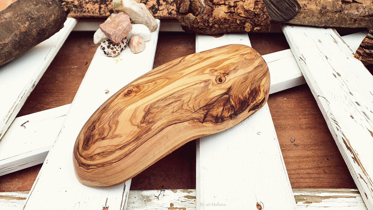Wooden Bowls Olive Wood, Live Edge Long Bowls, Long Wooden Bowls, Wooden Plate, Fruit Plate Rustic Bowls, Boat Shaped Bowl, Bread Baskets