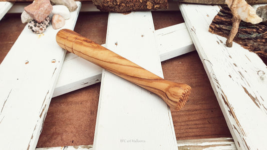 Olive Wood Mojito Muddler, Ice Crusher, Bartender Gift