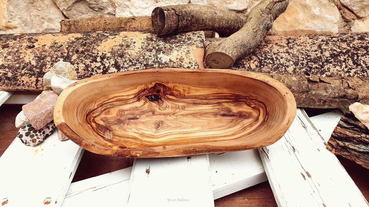 Baguette Bowl, Wooden Bowls, Long Bowls, Bowls, Long Serving Plate, Fruit Bowl, Fruit Plate, Rustic Bowls, Boat Shaped Bowl, Bread Baskets