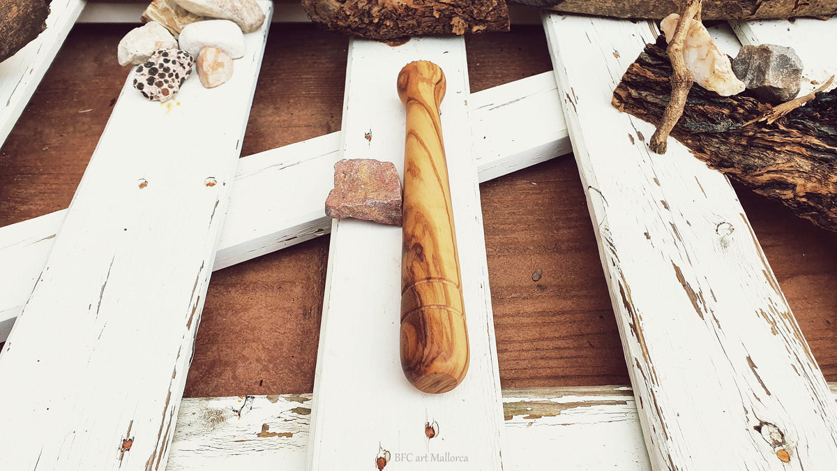 Olive Wood Mojito Muddler, Ice Crusher, Bartender Gift