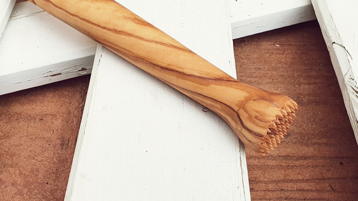 Olive Wood Mojito Muddler, Ice Crusher, Bartender Gift