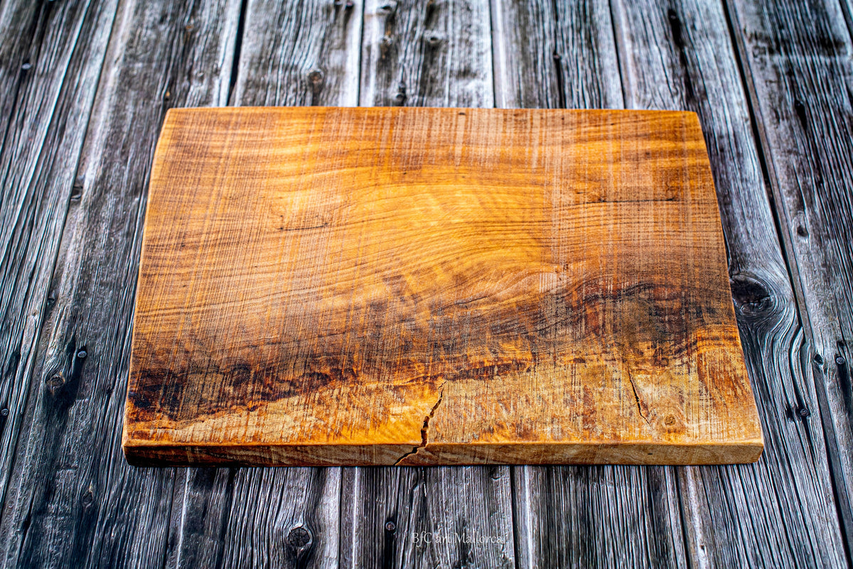 Rustic Olive Wood Cutting Board, Vintage Style Cheese Board
