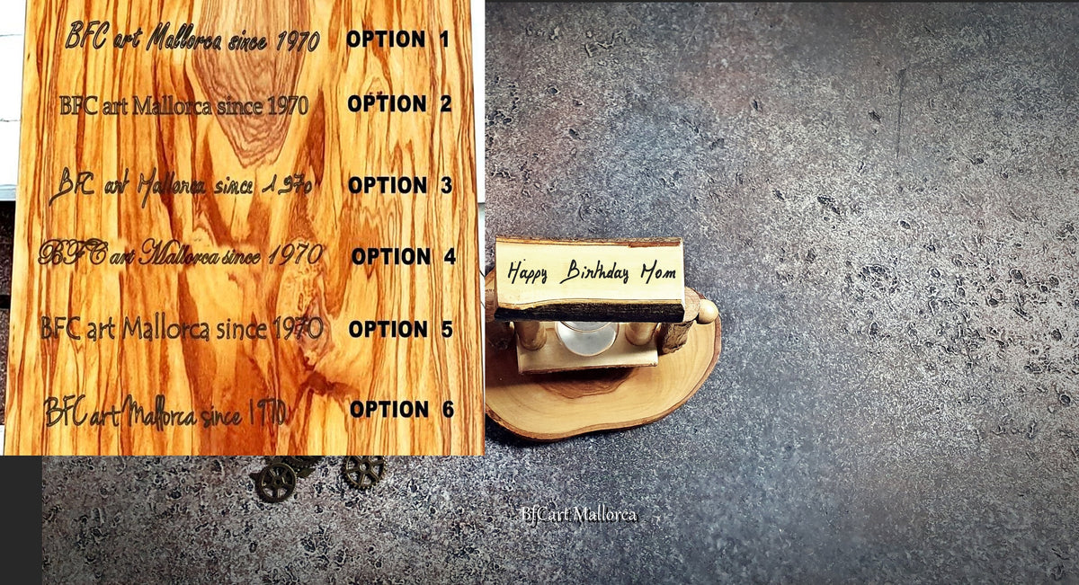 Handmade Olive Wood Hourglass, Rustic 5 Minute Sand Timer