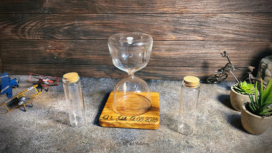Unique Unity Sand Ceremony Set, Symbolize Love & Bonding for New Couples, Personalize Your Special Moment, Vintage Charm Your Unity Ritual