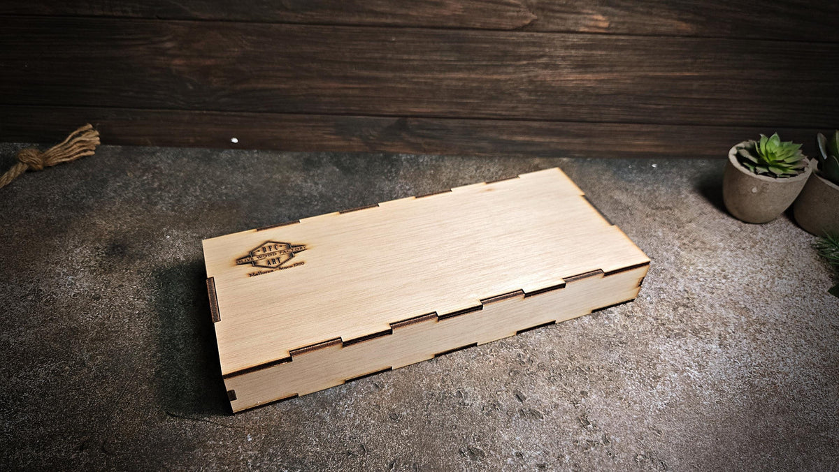Olive Knife Set with Gift Box