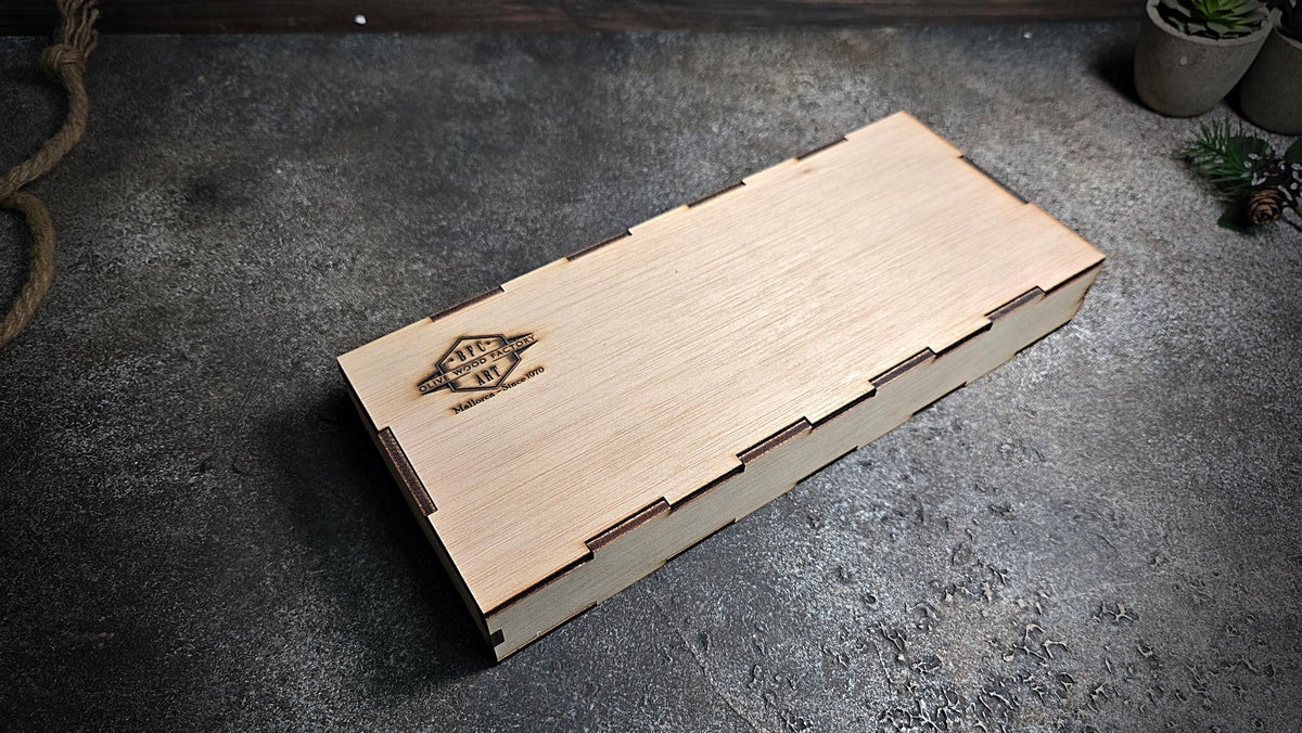Olive Knife Set with Gift Box