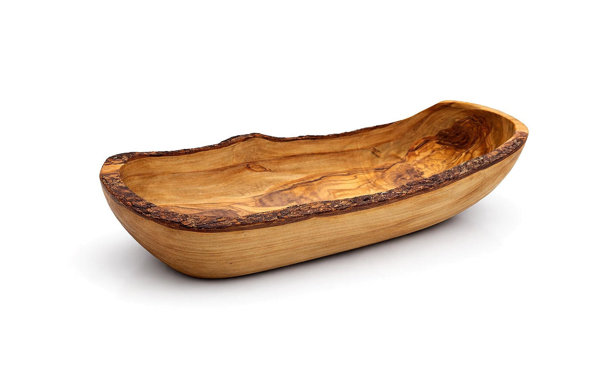 Personalized Wedding Gift Olive Wood Bowl – Rustic Live Edge Centerpiece – Custom Engraved Housewarming Gift