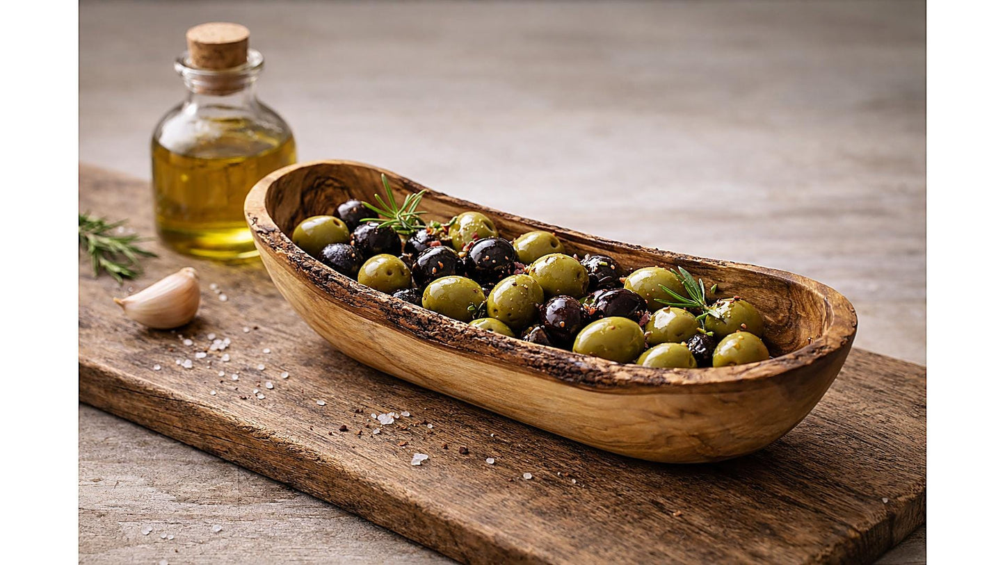 Personalized Wedding Gift Olive Wood Bowl – Rustic Live Edge Centerpiece – Custom Engraved Housewarming Gift