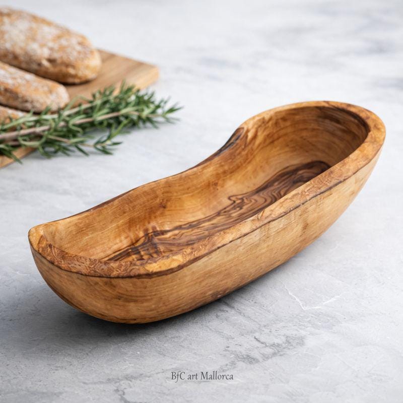 Personalized Wedding Gift Olive Wood Bowl – Rustic Live Edge Centerpiece – Custom Engraved Housewarming Gift