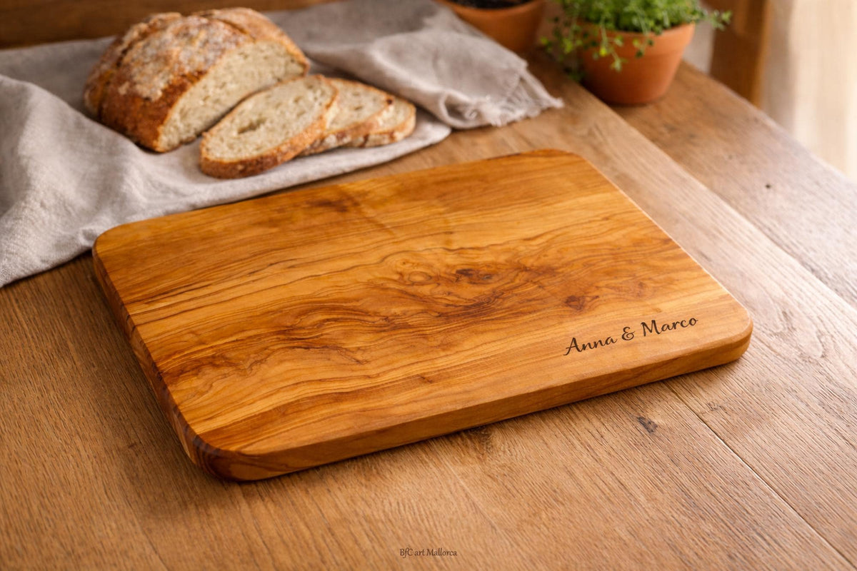 Custom Olive Wood Cutting Board, Charcuterie board gifts, Personalized Kitchen Gift, Engraved cutting boards with Engraved Message