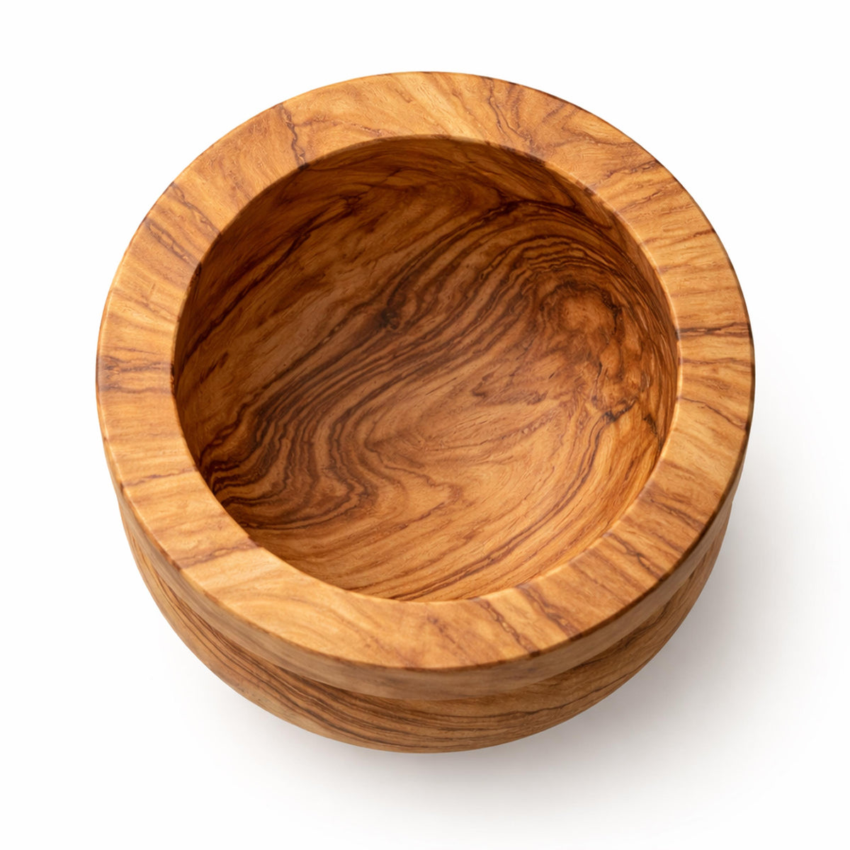 Handcrafted Olive Wood Mortar & Pestle – Solid Rustic Spice Grinder, Natural Herb Crusher Kitchen Gift for Chefs and Foodies