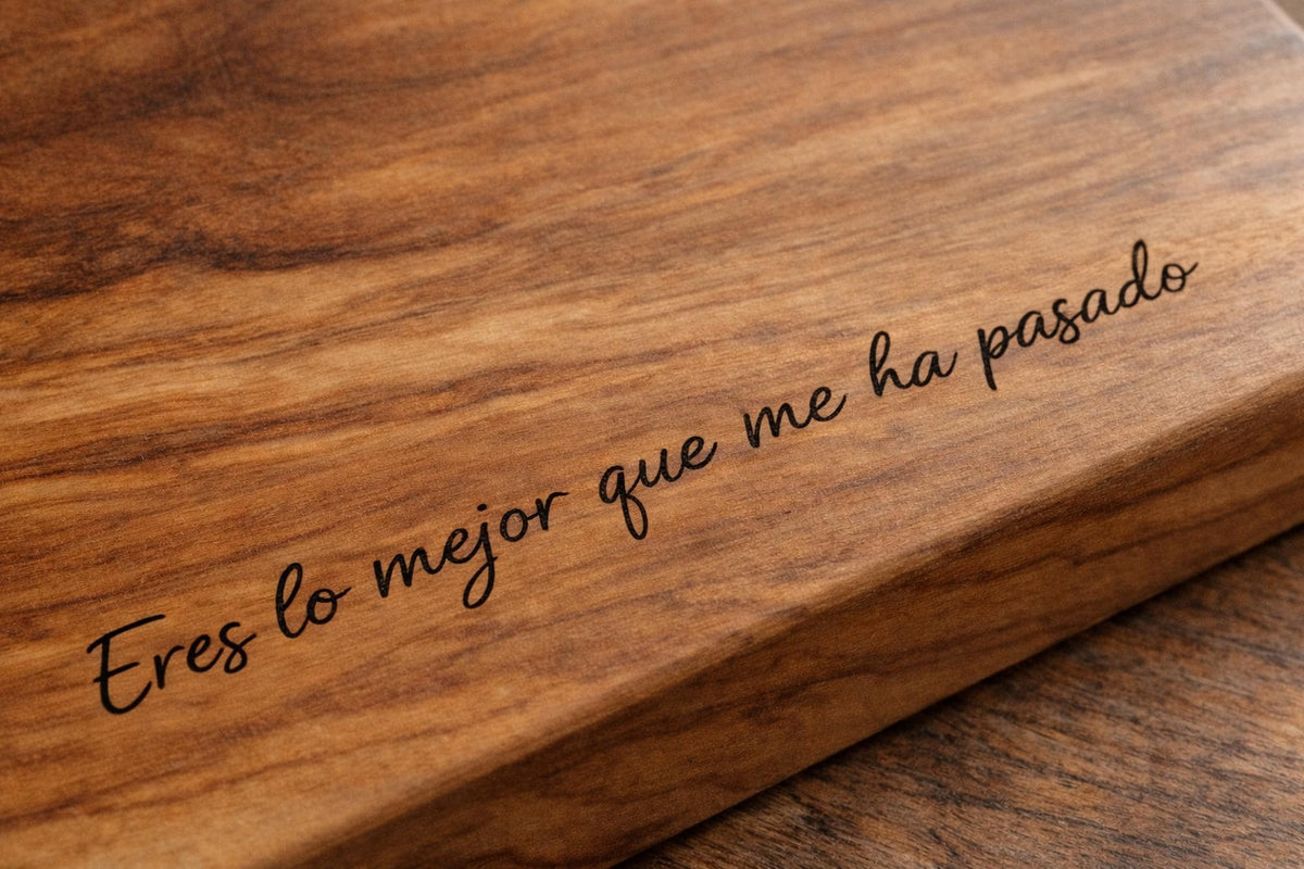 Personalized Olive Wood Cutting Board – Engraved Wedding Gift – Custom Charcuterie Board – Housewarming Gift – Rustic Kitchen Gift