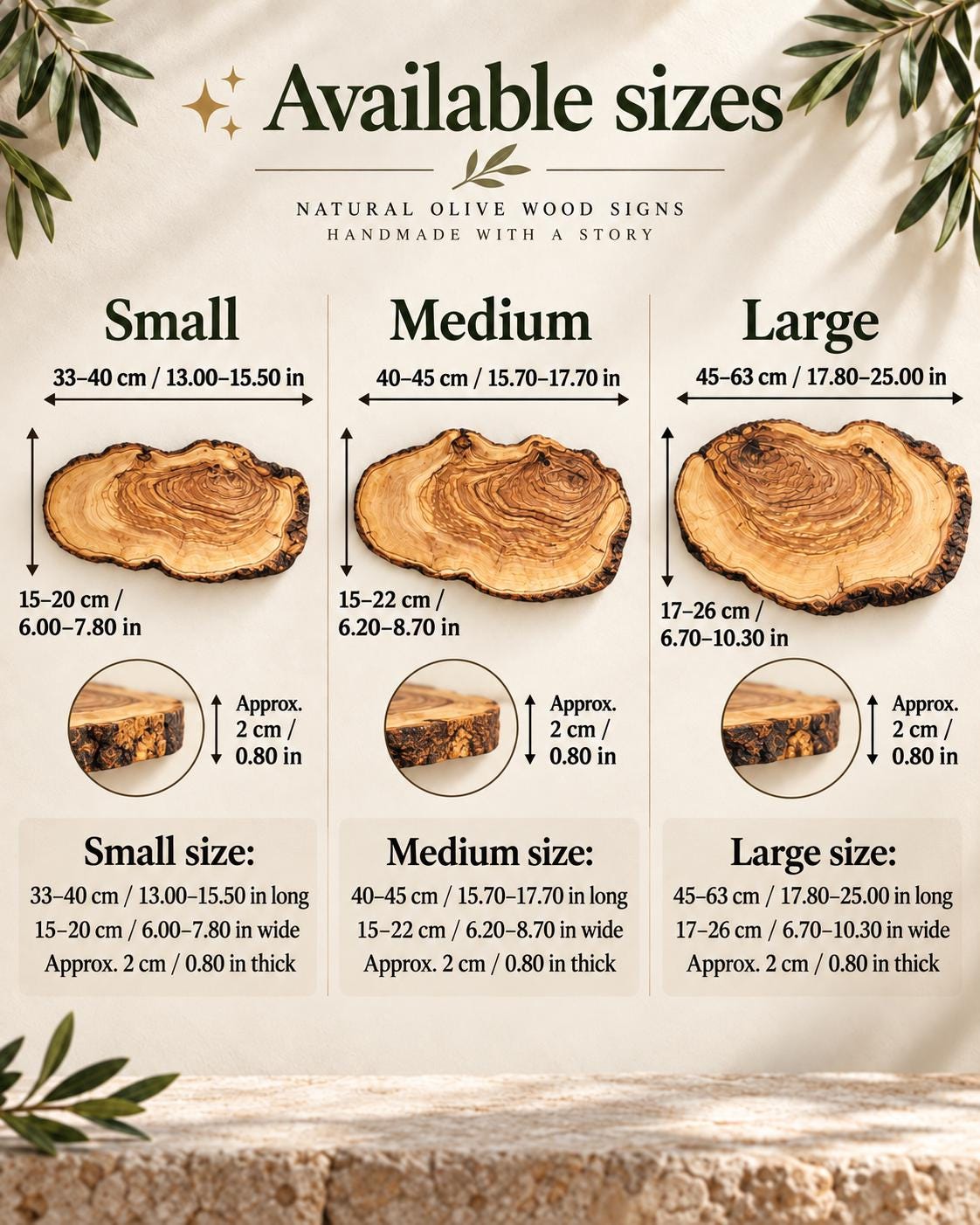 Personalized Olive Wood Address Sign, Custom House Number Plaque, Family Name Sign