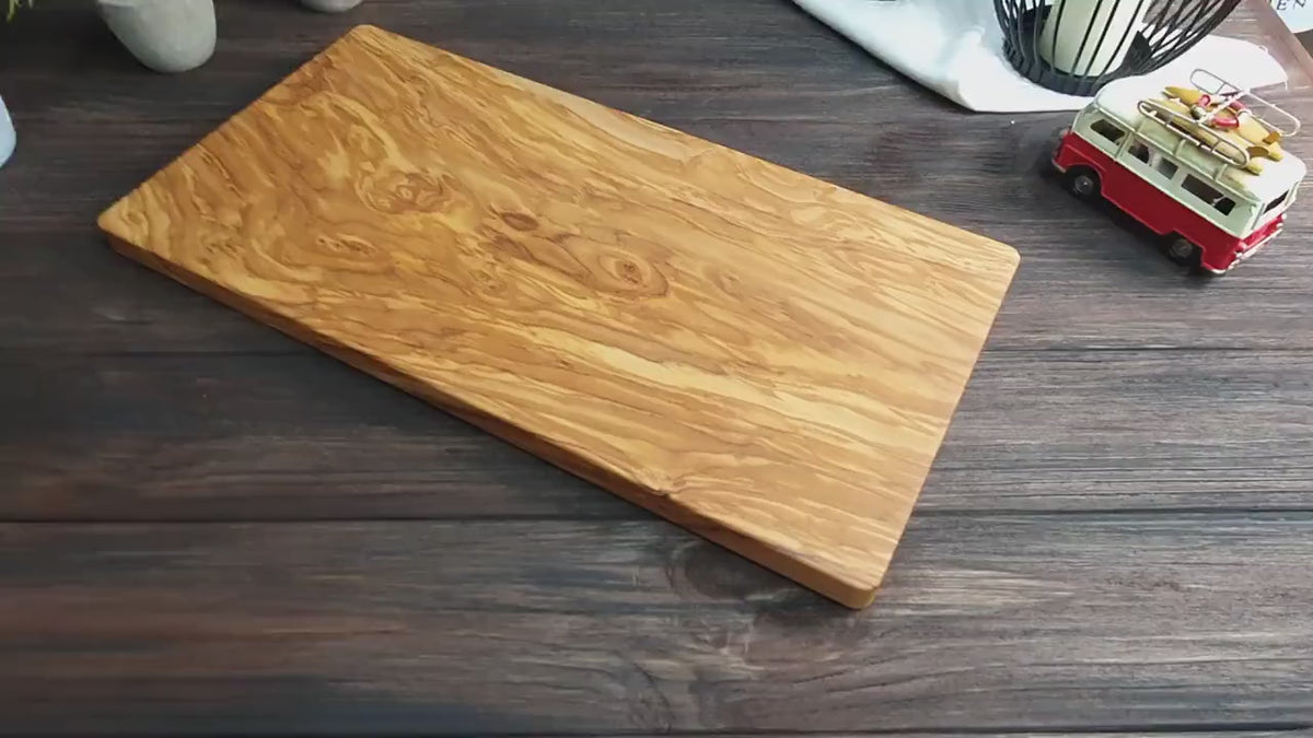 Personalized Olive Wood Cutting Board – Engraved Wedding Gift – Custom Charcuterie Board – Housewarming Gift – Rustic Kitchen Gift