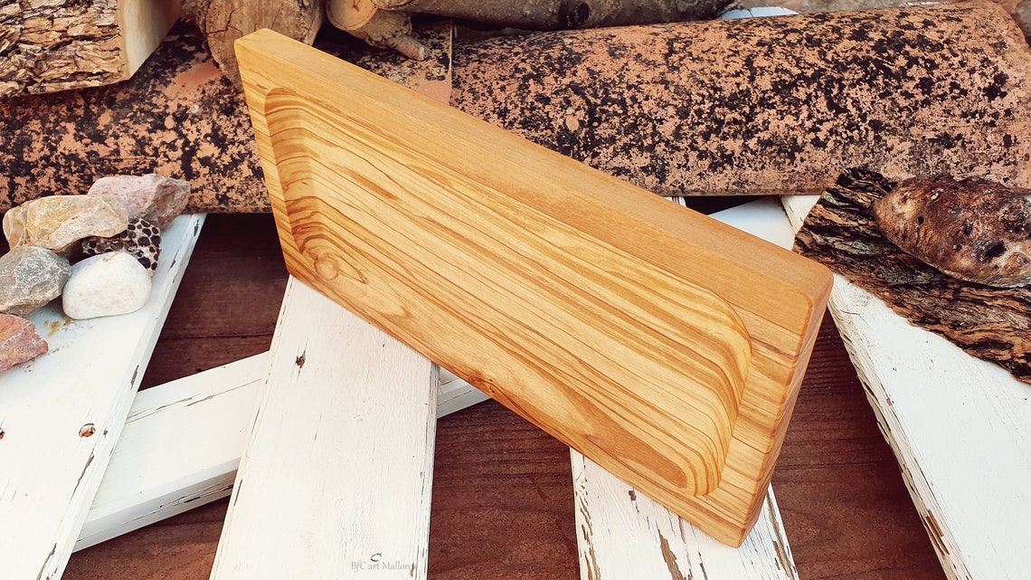 Olive wood plate use for appetizer tray, cheese serving tray, etc.