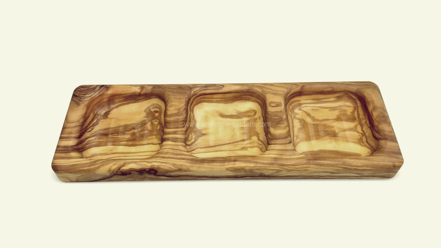 Tray Olive Wood , Organizer Tray, Salt Shaker, Tray Breakfast, Tray Wood Office, Serve Appetizers  Sauces, Olive Wood Cutting Board Tray