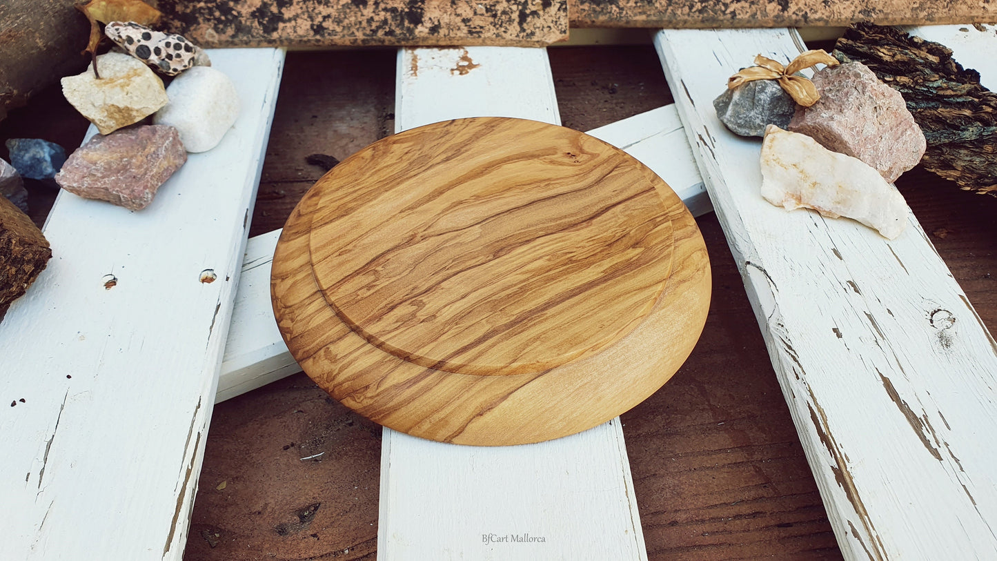 Wooden Plate Appetizers, Sauce Plates, Small Plate Olive Wood, Round Wooden Plates, Olive Wood Plates, Food Plate, Individual Plates