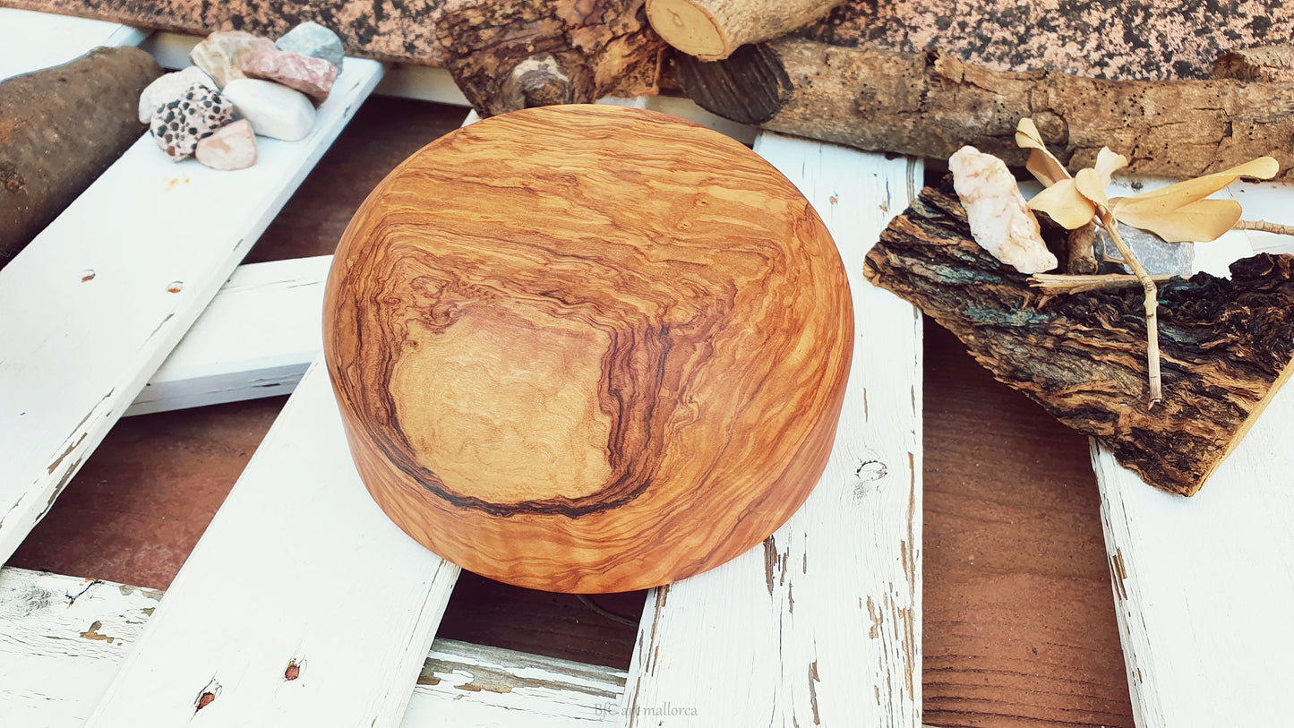 Customizable Olive Wood Salad Bowl, New Home Kitchen Gift for Wedding Gift, Olive Wood Tray Fruit Bowl