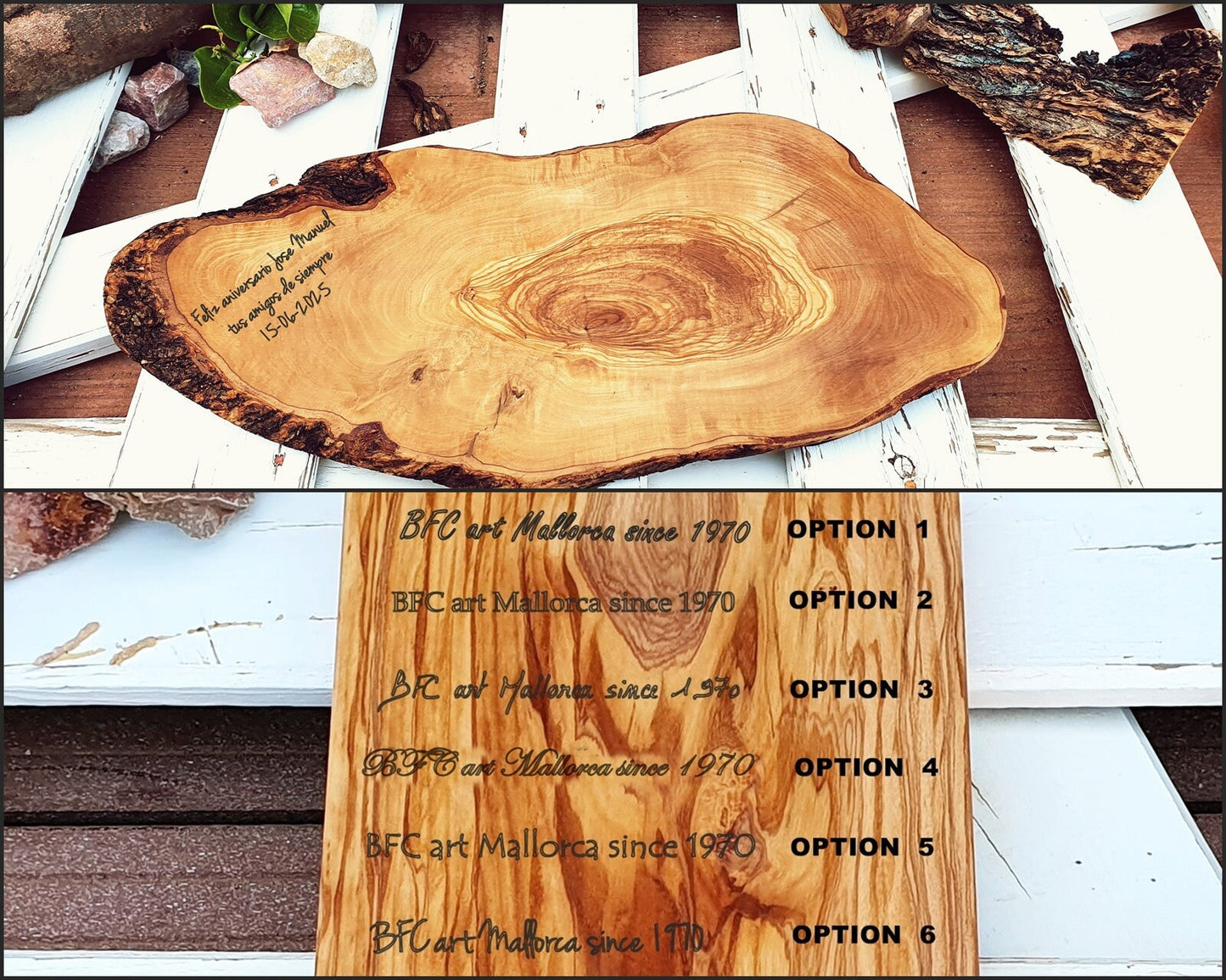 CUSTOMIZABLE BOARD OF OLIVE WOOD NATURAL AND RUSTIC OLIVE CUTTING BOARD, CUTTING BOARD FOR CHEESES AND APPETIZERS