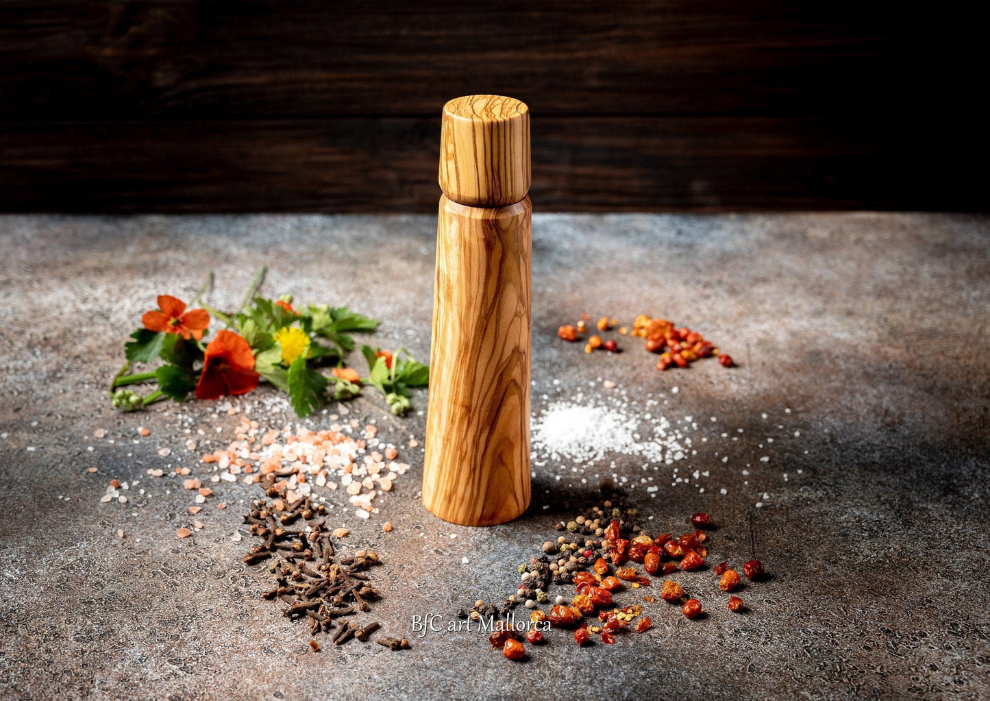 pepper mill olive wood
