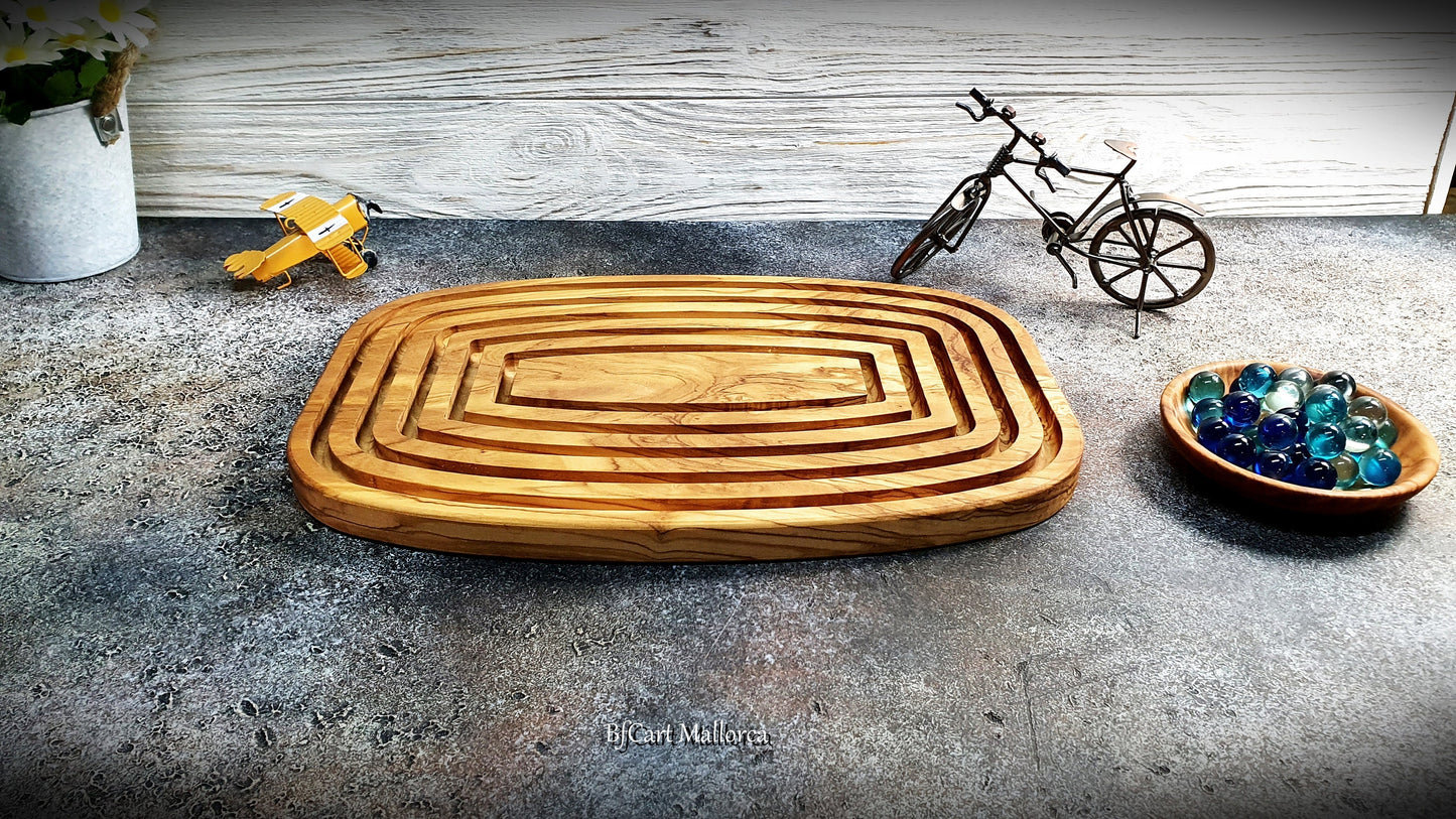 Wooden Bread Cutting Board With Crumb Catcher, Bread Cutting Boards Baguette, Serving Tray for Bread Vintage, Tray Bread board Crumb box